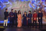 Jackie, Abhishek Bachchan, Deepika Padukone, Shahrukh, Farah Khan, Boman Irani, Sonu Sood, Vivaan, Vishal,Shekhar at the Trailer launch of Happy New Year in Mumbai on 14th Aug 20